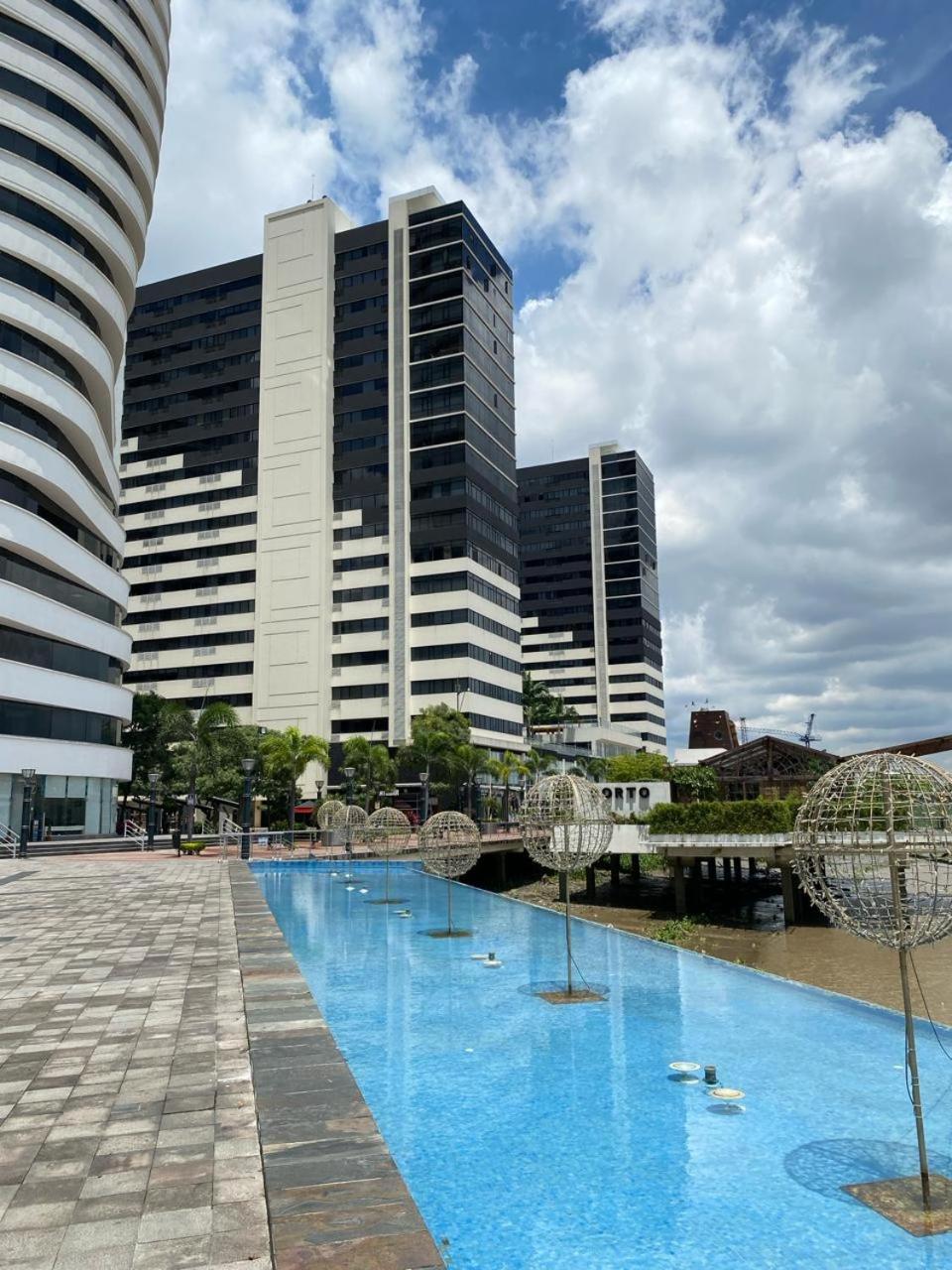 Puerto Santa Ana, Torres Bellini, 2 Dormitorios, Parqueo Guayaquil Buitenkant foto